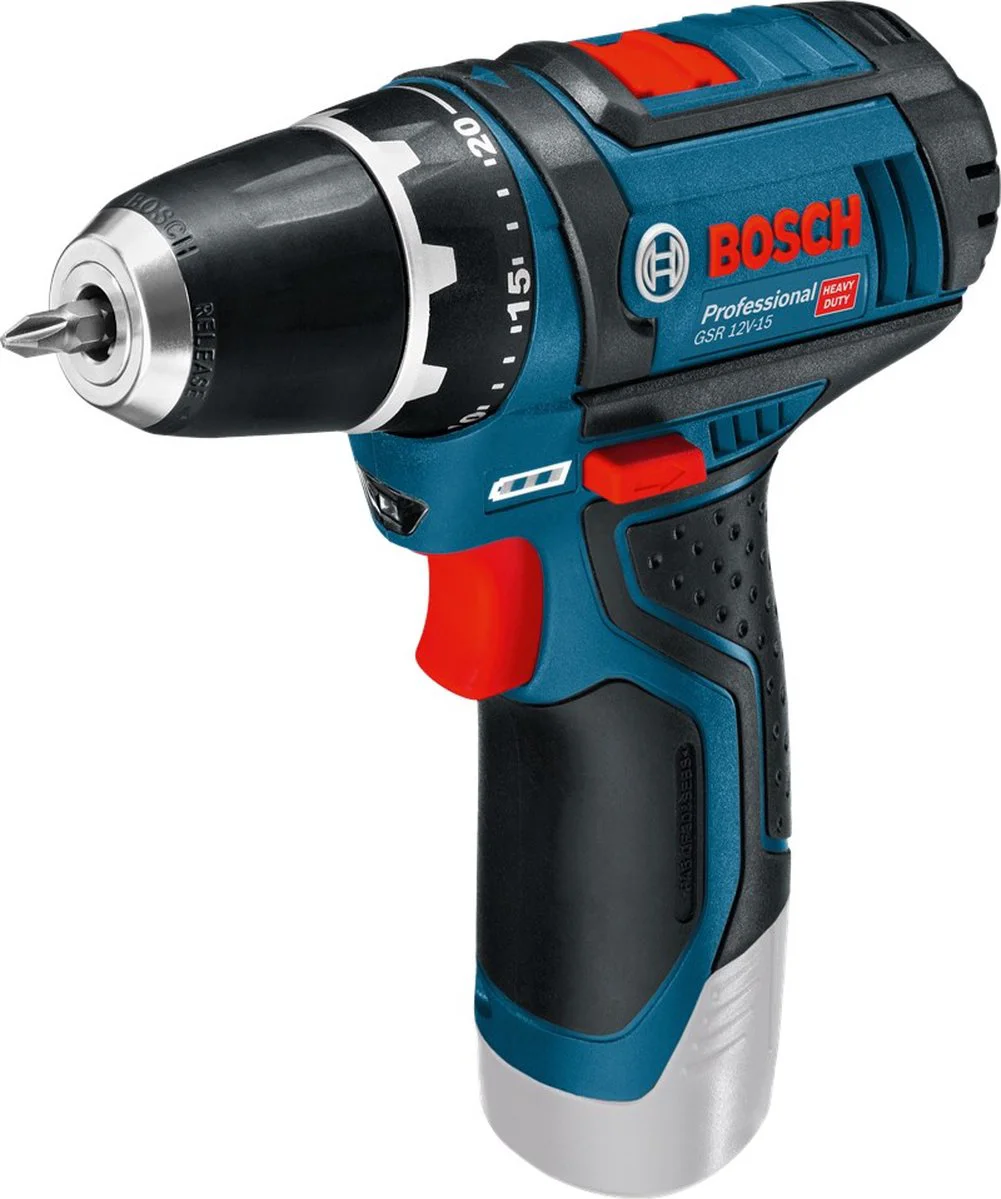Bosch Professional GSR 12V-15 Accu schroefboormachine 12V Basic Body in L-Boxx - 060186810D