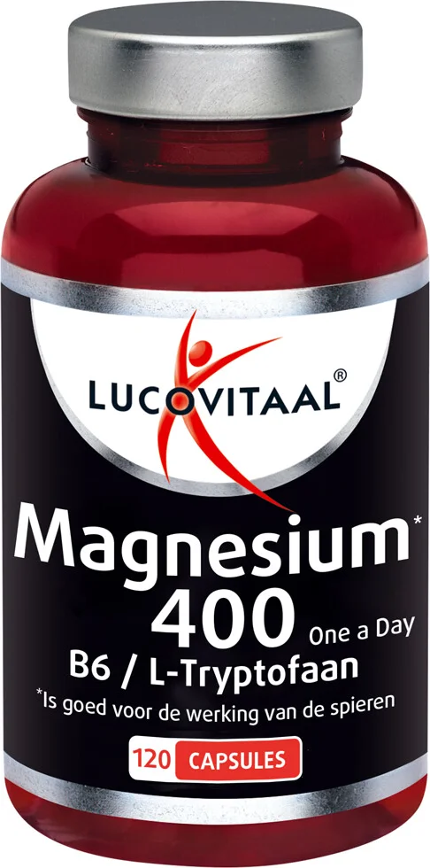 3x Lucovitaal Magnesium 400 met l-tryptofaan 120 capsules