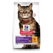 Hill's Science Plan Kattenvoer Adult Sensitive Stomach & Skin Kip 1,5 kg