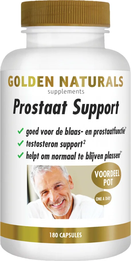 2x Golden Naturals Prostaat Support 180 vegacapsules