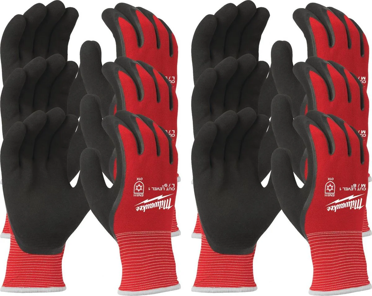 Milwaukee Winter snijklasse 1 gedimde werkhandschoenen 12 Pack Winter Cut Level 1 Handschoenen-L / 9 - 4932471607