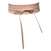 Modieuze Vrouwen Taille Riem Roze, Zalm, Band, Leer, Taille, Ceintuur, Jurk Accessoire, Tailleriem