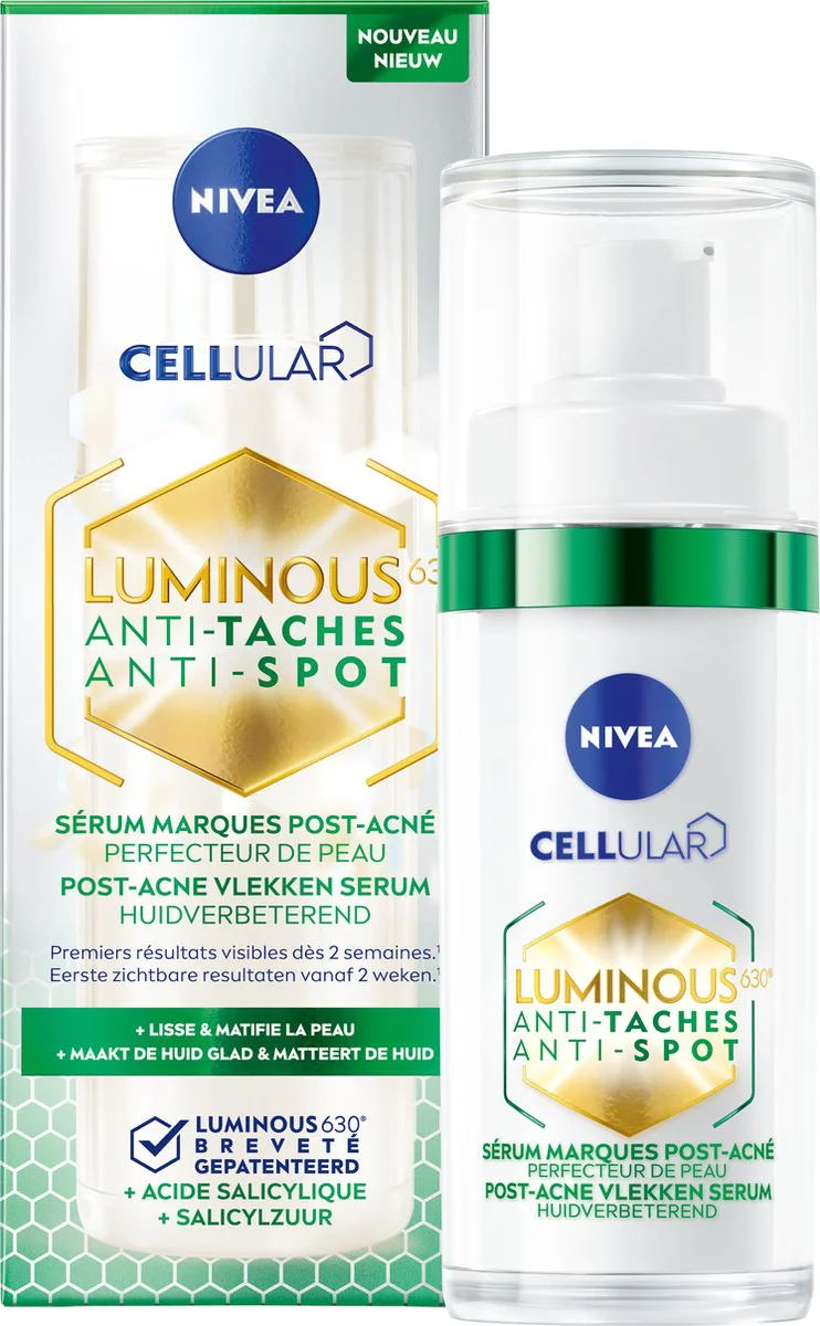 Nivea Cellular Luminous630 Anti-Spot Post-Acne Vlekken Serum 30ML
