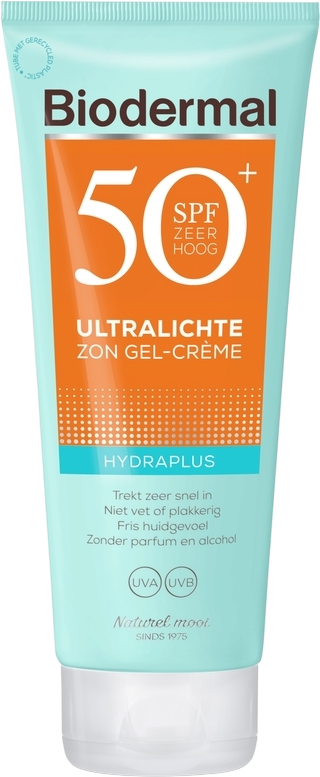 Biodermal Ultralichte Zon Gel-Crème SPF50+ 200 ML
