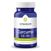 Vitakruid Curcuma C3-2X (95% curcuminoïden) met Bioperine® 30 30VCP