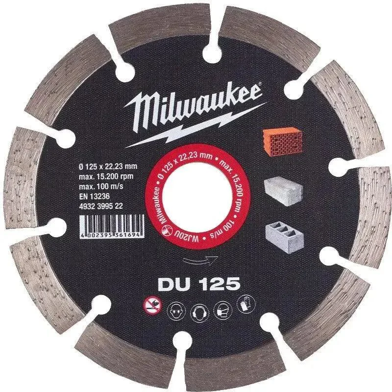 Milwaukee Diamantdoorslijpschijven DU DU 125 mm 1 st - 4932399522