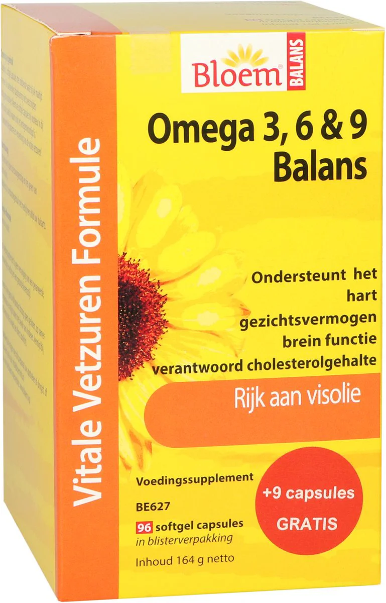 Bloem Omega 3, 6 & 9 Balans Softgels 96SG