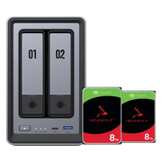 UGREEN NASync DXP2800 + Seagate Ironwolf 8TB Duo Pack