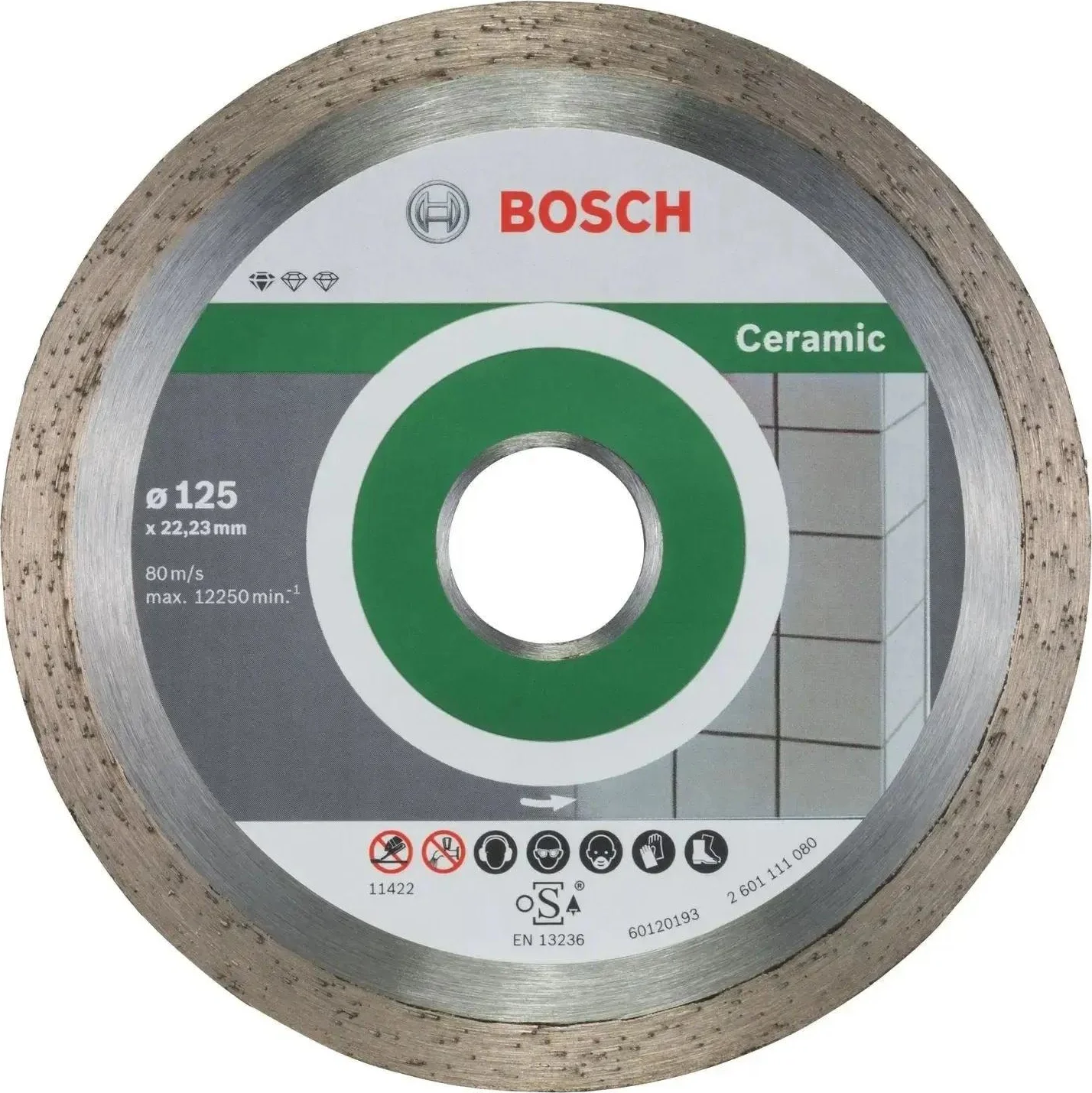 Bosch Professional Standard for Ceramic Diamantdoorslijpschijf 125x22,23mm - 2608603232