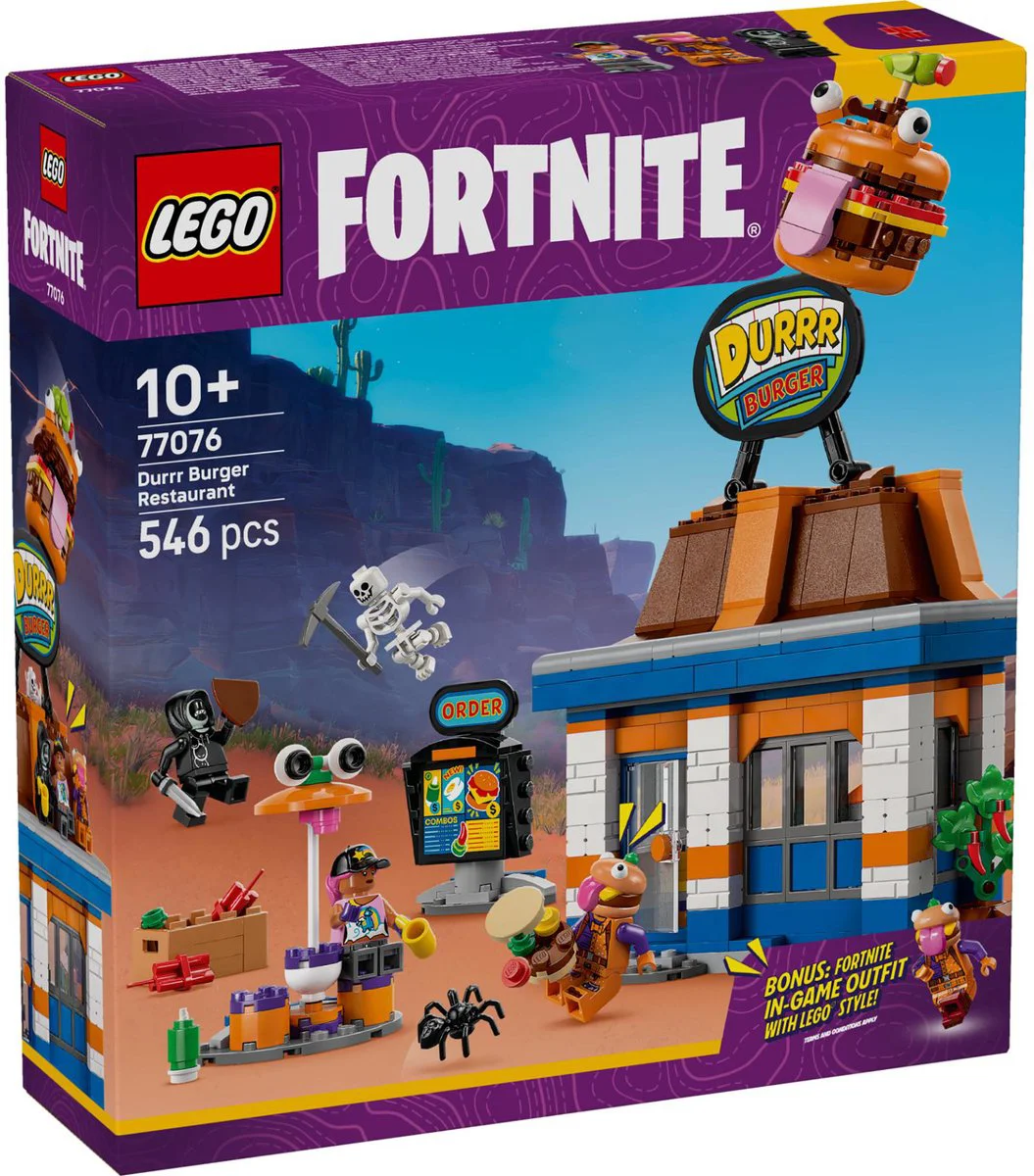 LEGO Fortnite Durrr Burger restaurant 77076