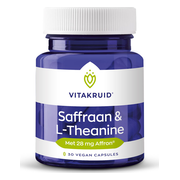 Vitakruid Saffraan & L-Theanine 30 vegancapsules