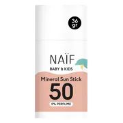 Naif Baby & Kids Zonnebrand Stick 0% parfum SPF 50 36 gr