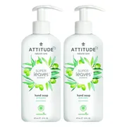 2x Attitude Super Leaves Handzeep Olive Leaves 473 ml