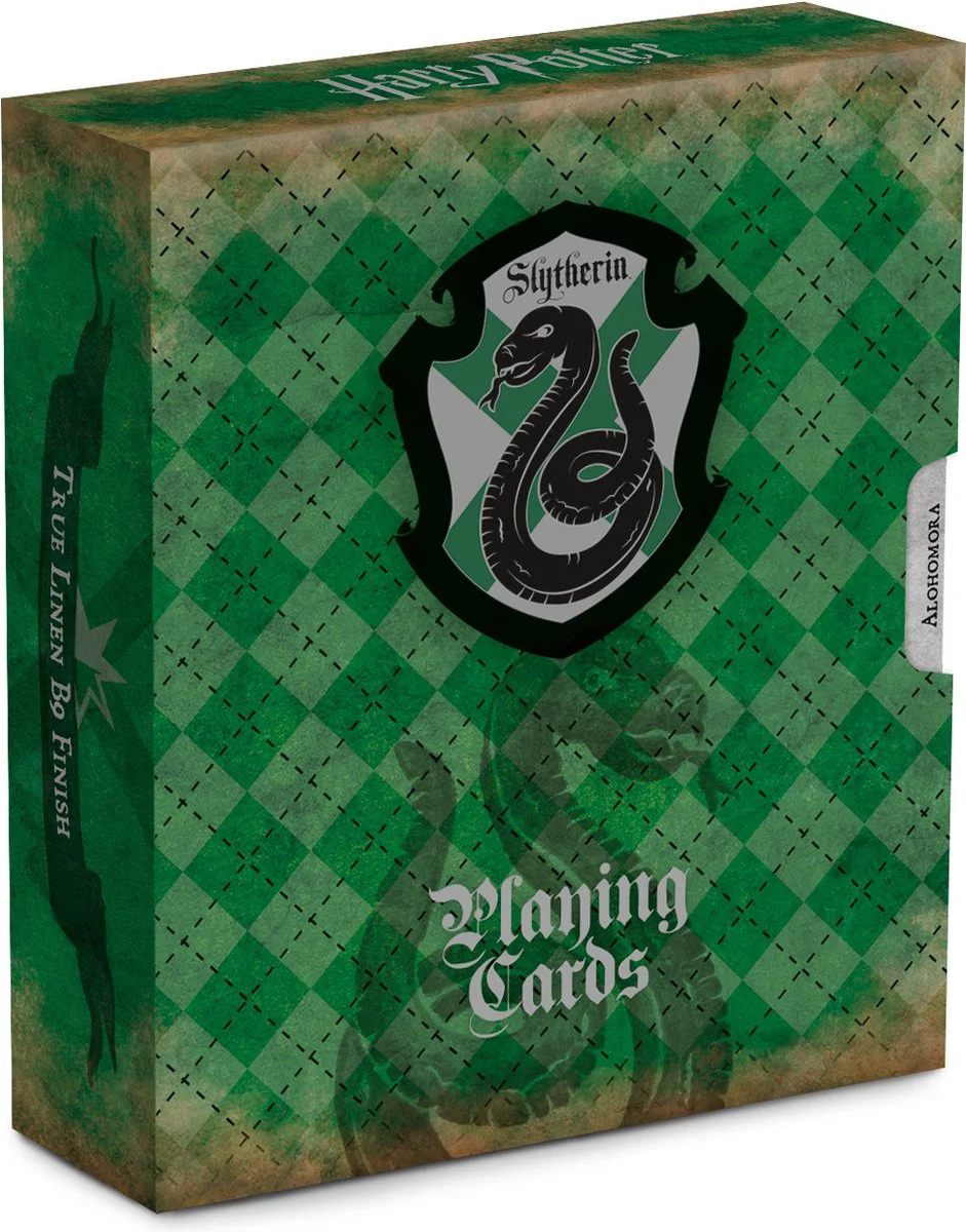 Cartamundi Speelkaarten Harry Potter Zwadderich Groen/zilver