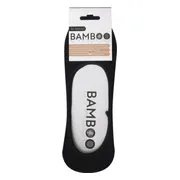 Naproz Bamboo Airco Footies Zwart 3-pack One Size 3PR