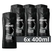 6x Axe 3-in-1 Douchegel XL Black 400 ml