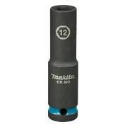 Makita E-16433 Impact Black Krachtdop 1/2" lang | 12 mm