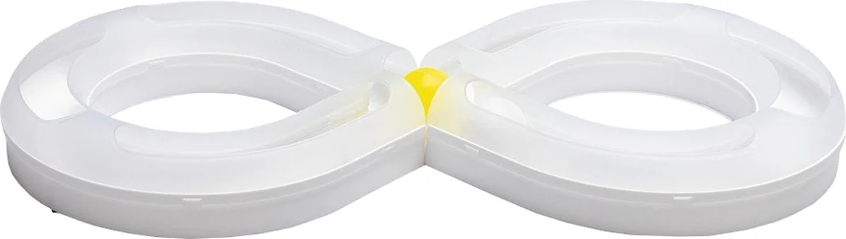 Beeztees Kitten Speelrail Agty - Kattenspeelgoed - Plastic - Wit - 50x24x5,5