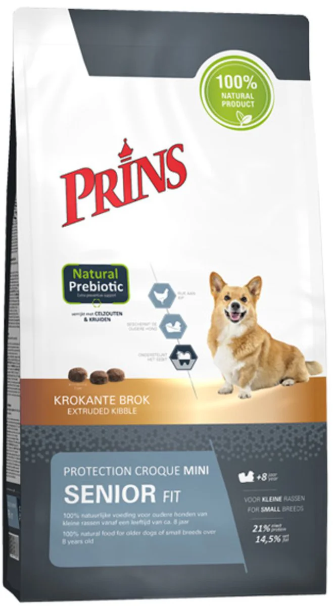 Prins Protection Croque Mini Senior Fit Hondenvoer 2 kg