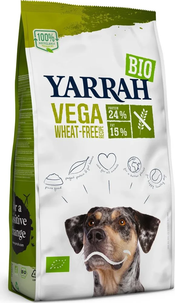 Yarrah Biologisch Hondenvoer Vegan Tarwe Vrij 2 kg