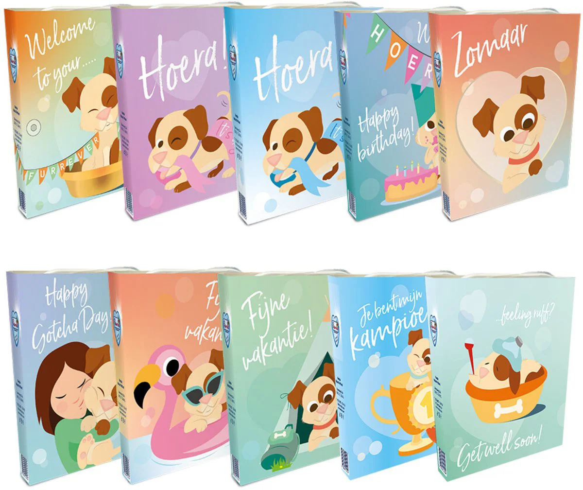 Renske Woef Gift Bundel, 10 Soorten, 3 Per Soort 30 stuks