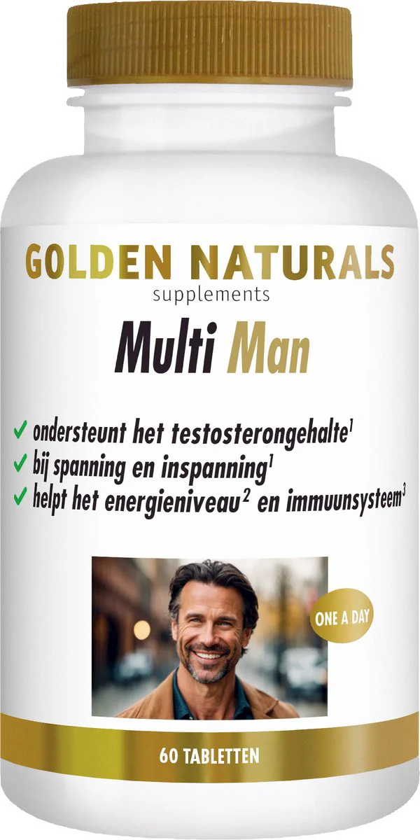 Golden Naturals Multi Man 60 tabletten