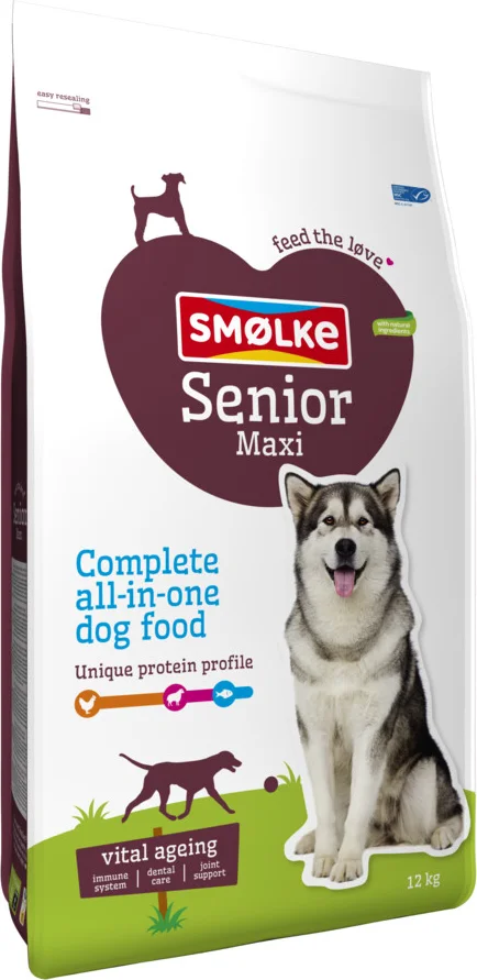 Smolke Hondenvoer Senior Maxi 12 kg