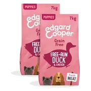 2x Edgard & Cooper Hondenvoer Puppy Scharrelkip - Scharreleend 7 kg