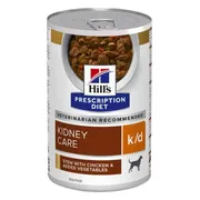 Hill's Prescription Diet k/d Kidney Care Stoofpotje Hondenvoer Nat Kip & Groenten 354 gr