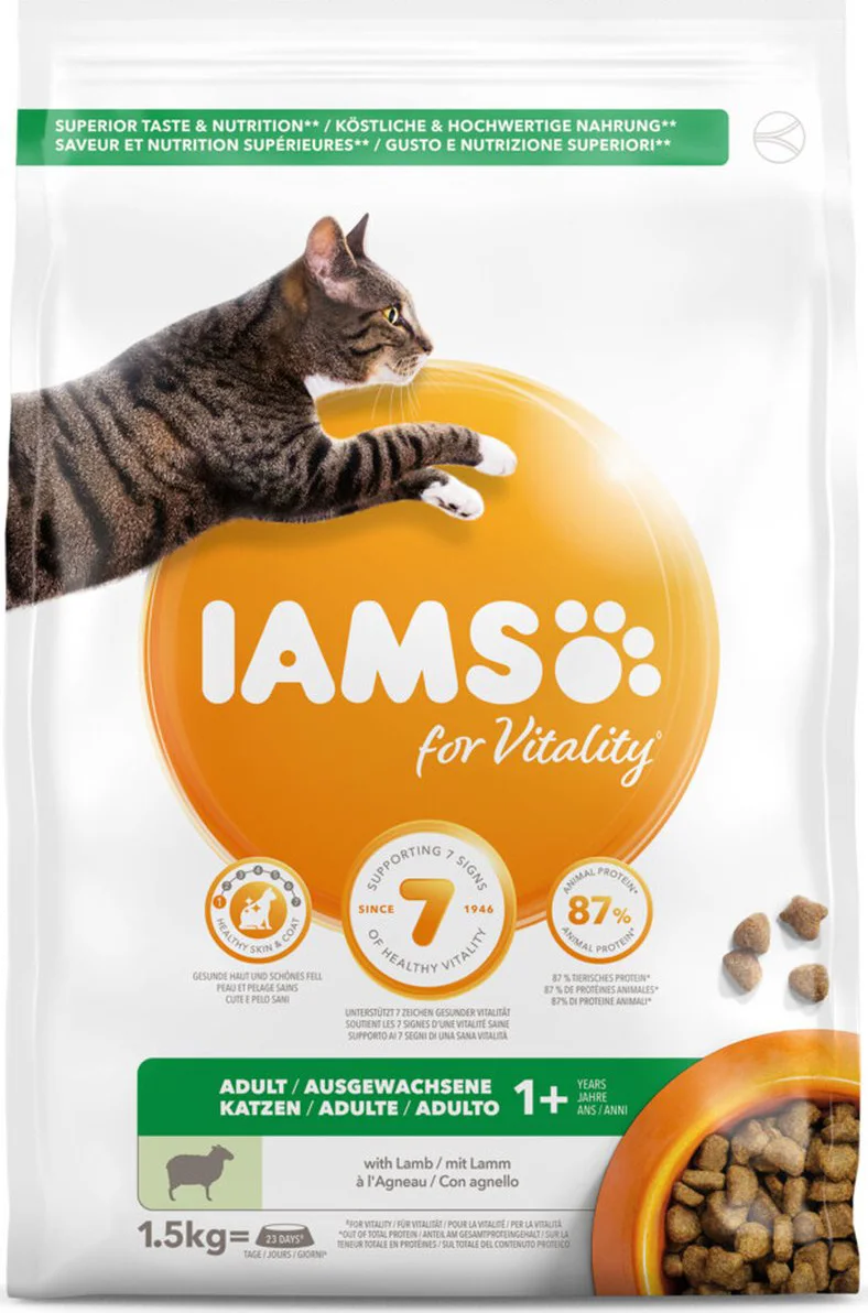 IAMS Kat Adult Lam 1,5 kg