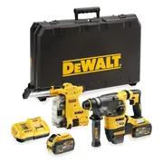 DeWALT DCH335X2 Accu combihamer SDS-Plus 3,5J + stofafzuiging 54V XR FlexVolt 9.0Ah in koffer