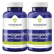 2x Vitakruid Ashwagandha Ksm 90 vegacapsules