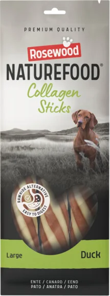 Rosewood Naturefood Hondensnack Collageen Sticks Duck L 240 gr