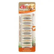 6x 8in1 Delights Bones Strong Kip XS 7 stuks