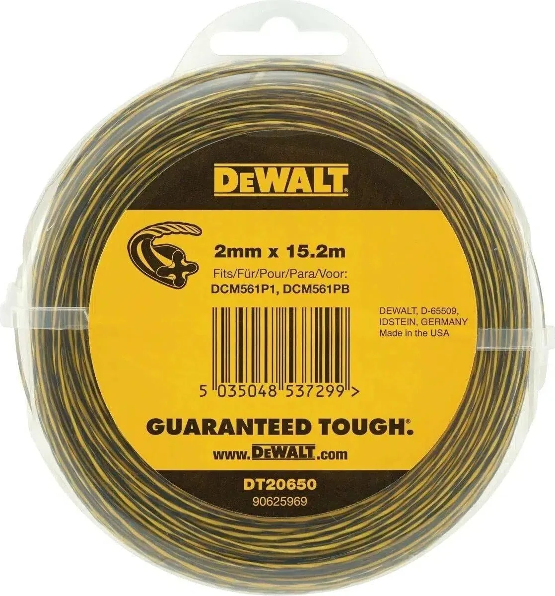 DeWALT DT20650 Grastrimmerdraad 2mm x 15.2m