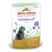 60x Almo Nature Kattenvoer Nat Sensitive Gevogelte 70 gr