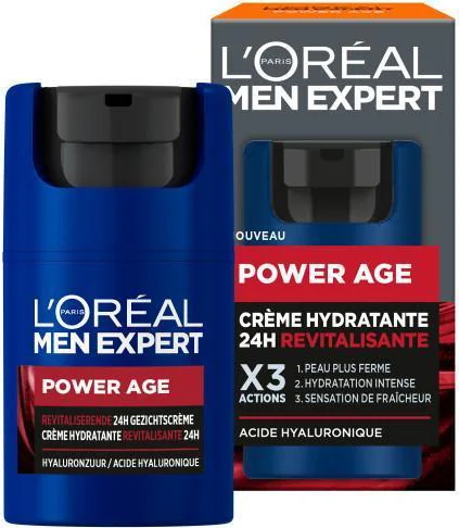 L'Oréal Men Expert Power Age Revitaliserende 24H Gezichtscrème 50 ml