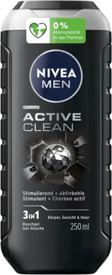 NIVEA Men Shampoo & Douchegel 3in1 Active Clean 250 ml