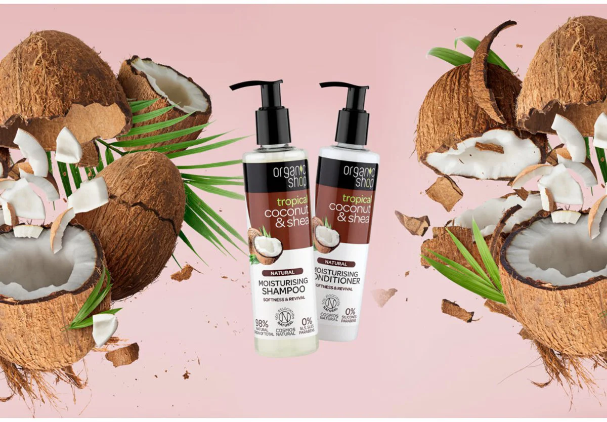 3x Organic Shop Coconut & Shea Shampoo 280 ml