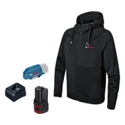 Bosch Professional PRO GHH 12+18V XA 3XL Verwarmde hoody zwart 1x 2.0Ah - 06188000GG