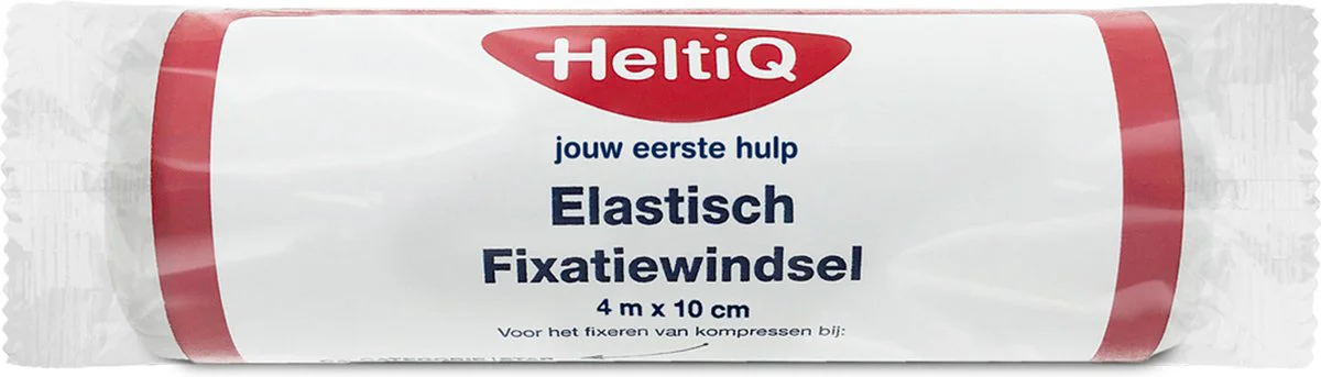HeltiQ Elastisch Fixatiewindsel 4 m x 10 cm