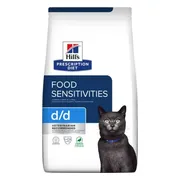 Hill's Prescription Diet d/d Food Sensitivities Kattenvoer Droog Eend & Erwten 1,5 kg