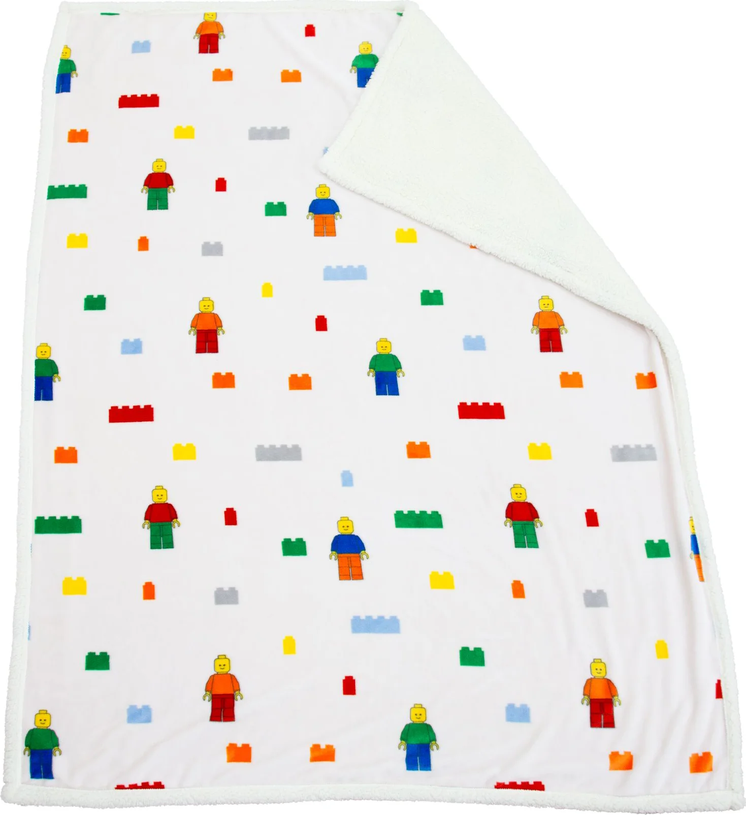 LEGO Masterbrand Deken met teddy fleece