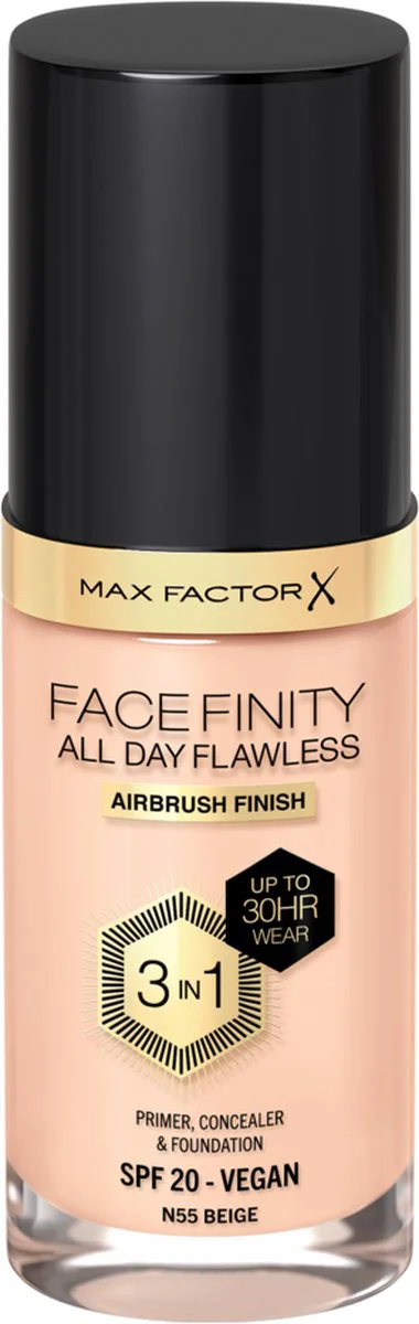 Max Factor Facefinity All Day Flawless Foundation N55 Beige 34 ml