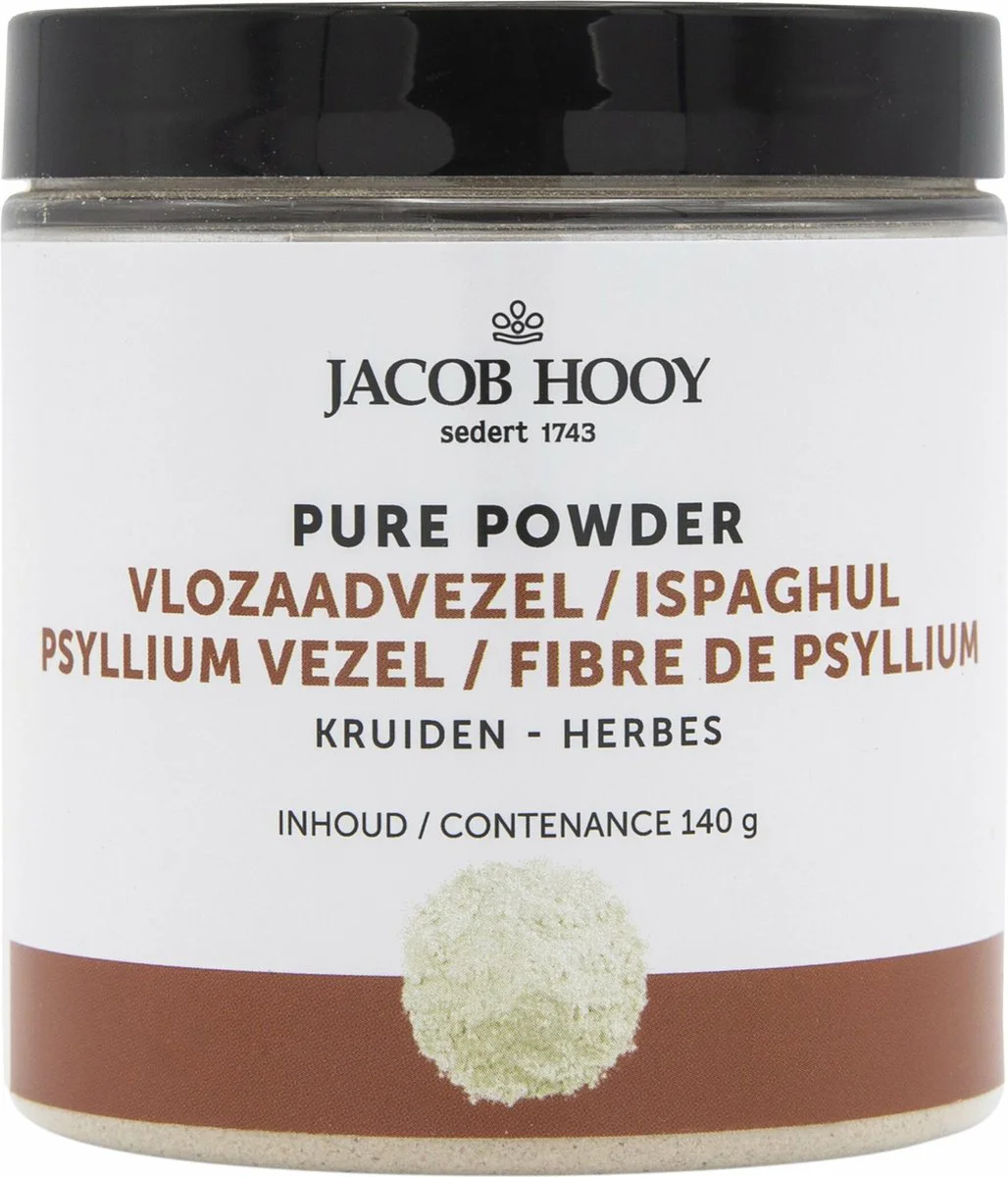 Jacob Hooy Pure Powder Vlozaadvezel Poeder 140GR