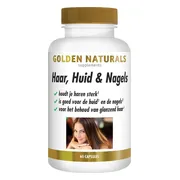 2x Golden Naturals Haar, Huid & Nagels 60 vegacapsules
