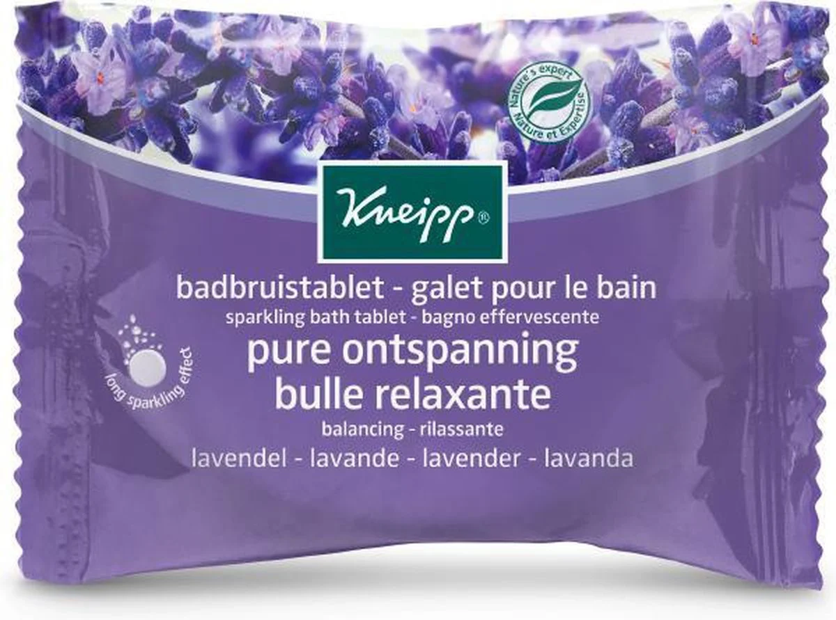 Kneipp Relaxing Badbruistablet Lavendel 80GR