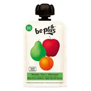 Be Plus Knijpfruit Apple Pear & Apricot 100GR
