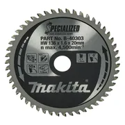 Makita Cirkelzaagblad voor Aluminium | Specialized | Ø 136mm Asgat 20mm 50T - B-40303