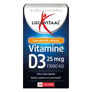 3x Lucovitaal Vitamine D3 25mcg 120 capsules